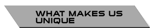 WHAT MAKES US UNIQUE